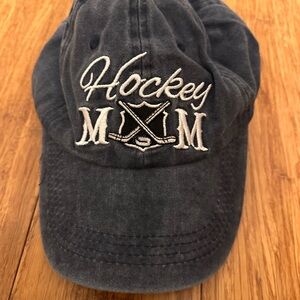 Gray Hockey Mom Cap